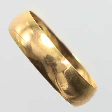 Ring slät, stl:21mm, 18k   Vikt: 1,8 g