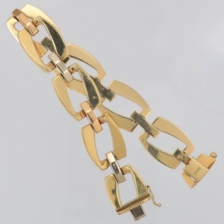 Armband 19cm bredd: 17mm, 18K Vikt: 24,5 g