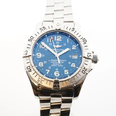 Herrur Breitling Super Ocean, ref A17360, ser 1008108, innermått 16cm, cert, 2007