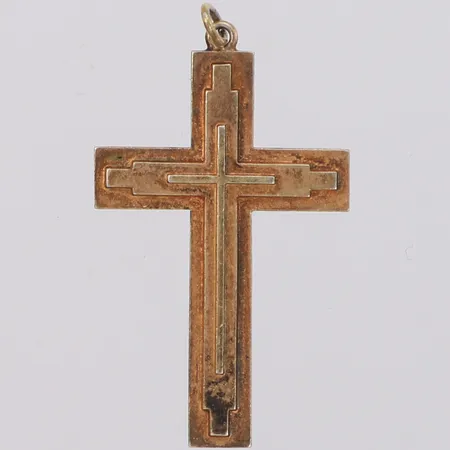 Hänge kors längd 42mm, bredd 22,5mm, silver 830/1000 Vikt: 4 g