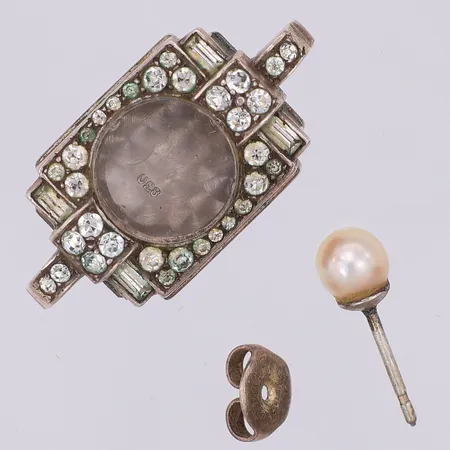 3 delar silver 830/1000. Bruttovikt: 6,3g Vikt: 6,3 g