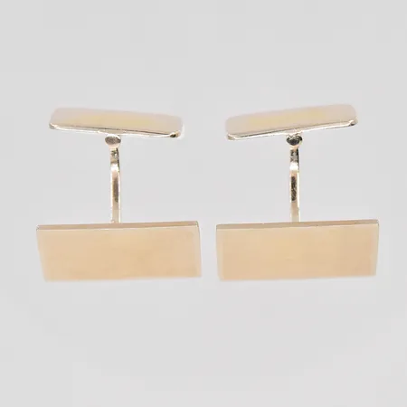 Manschettknappar stl.12,5x20,5mm förgylld silver 830/1000 Vikt: 11 g