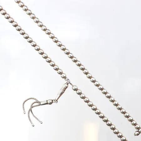 Collier "Kulor",längd ca 60 cm,bredd 6 mm,silver 925/1000. Vikt: 40 g