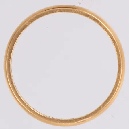 Ring slät stl:17½, bredd 4mm, gravyr, 18K Vikt: 3,1 g