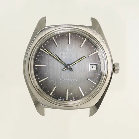 Herrur Certina blue ribbon automatic Ø36mm, Volvo 1927-1977, repigt glas, trög krona, repig boett. #623 1218 41 Skickas med paket.