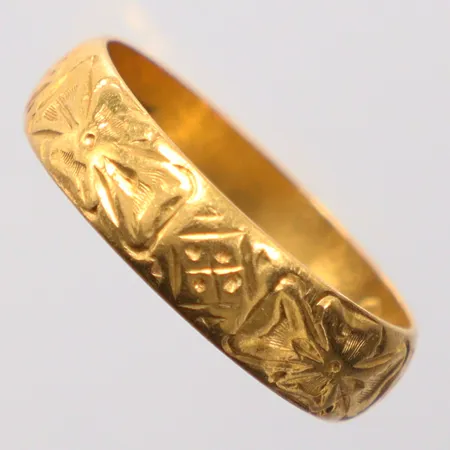 Ring stl 20¾, gravyr, 23K Vikt: 7,1 g