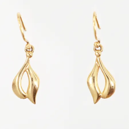 Ett par örhängen 22x28mm, 18K Vikt: 2,1 g