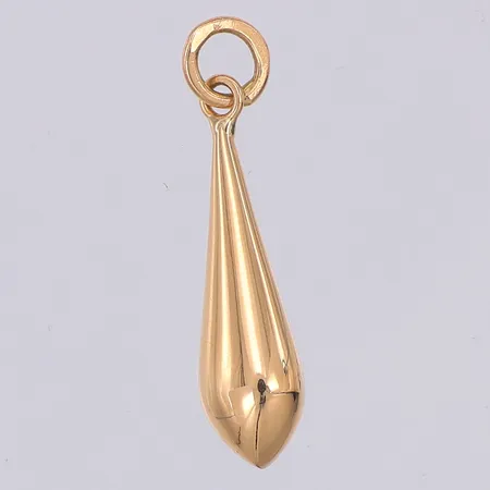 Hänge droppe 24mm, 18K Vikt: 0,7 g