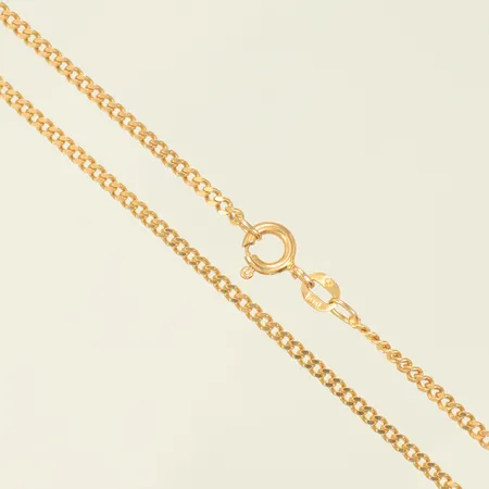 Halskedja Pansar längd 48,5cm, bredd 2mm, 18K, 6,9g 