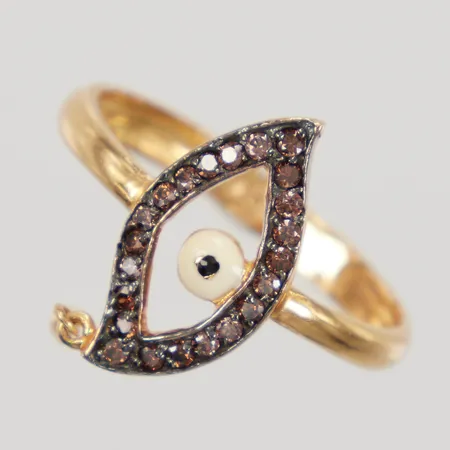 Ring öga med mörkrosa stenar stl:19½, bredd 3-17,7mm, en sten med nagg, 21K,  Vikt: 3,1 g