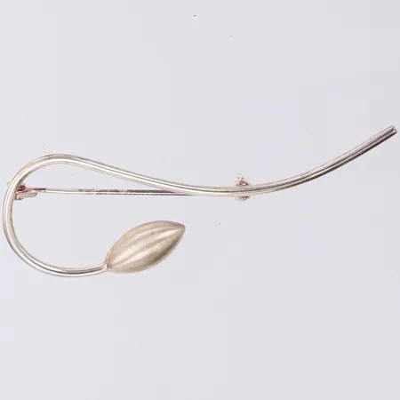 Brosch snödroppe , längd 73mm, GHA, 925/1000 silver Vikt: 5,5 g