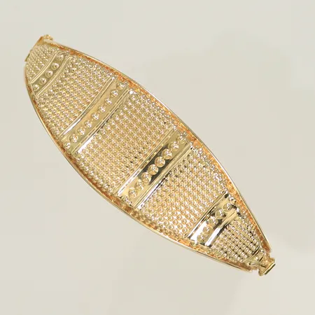 Armring öppningsbar 65x55mm bredd 5-21mm, 14K 6,9g 