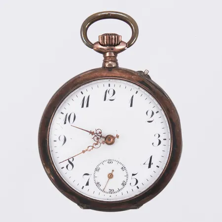 Mormorsur Ø ca 35mm serienummer: 42969 innerboett i silver går ej silver 800/1000 bruttovikt: 30,9g