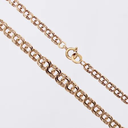 Collier Bismarck doserad längd: ca 45cm bredd: ca 3-5mm 18K Vikt: 14,2 g