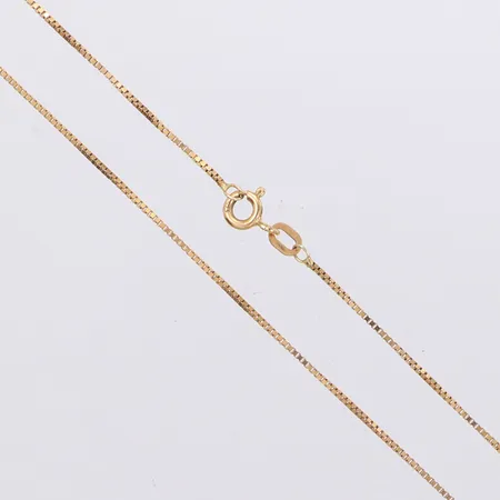 Kedja Venezia längd 38cm, bredd 1mm, Guldfynd, 9K Vikt: 1,6 g