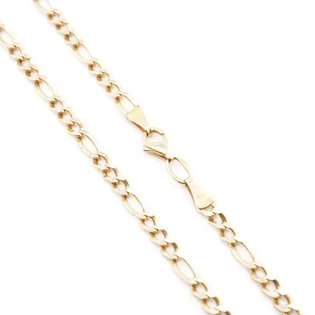 Halskedja, 59cm, bredd 4mm, 14k Vikt: 5,2 g