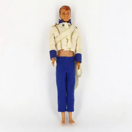 Ken docka Tyco prince eric-docka från disneys "Den lilla sjöjungfrun", Slitage på kläderna samt målning