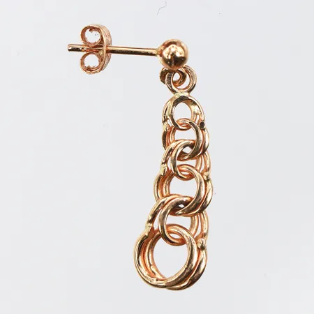 Örhänge udda Bismarck,höjd ca 26 mm,18k. Vikt: 1,2 g