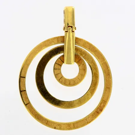 Ett udda örhänge, längd 34mm, saknar ett stopp, 18K Vikt: 2,4 g