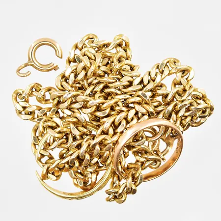 Diverse guld defekter 14K Vikt: 12,3 g