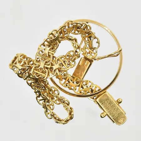 Diverse defekt guld, 18K. Vikt: 11,9 g