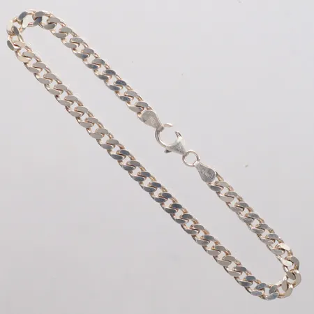 Armband Pansar längd 21cm, defekt lås, silver 925/1000 Vikt: 9,9 g