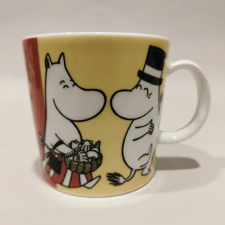 Muminmugg Familjen (2002-2009) Arabia Finland höjd 8cm Ø8cm
