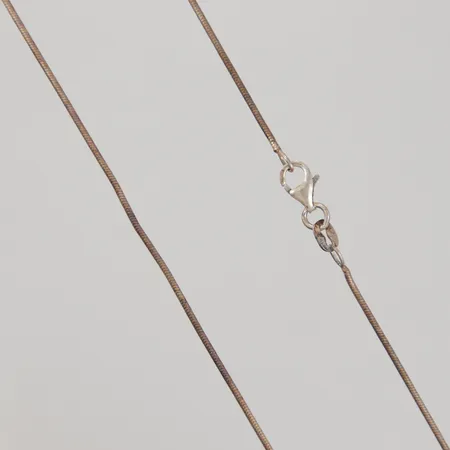 Kedja Ormlänk 45cm, bredd 1mm, 925/1000 silver  Vikt: 4,4 g