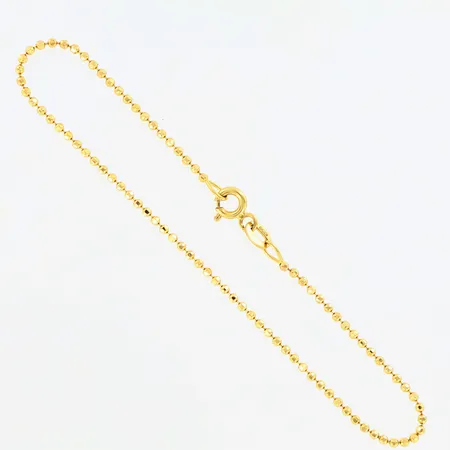 Armband kullänk ca 18cm, bredd ca 1,5mm, 18K Vikt: 1,7 g