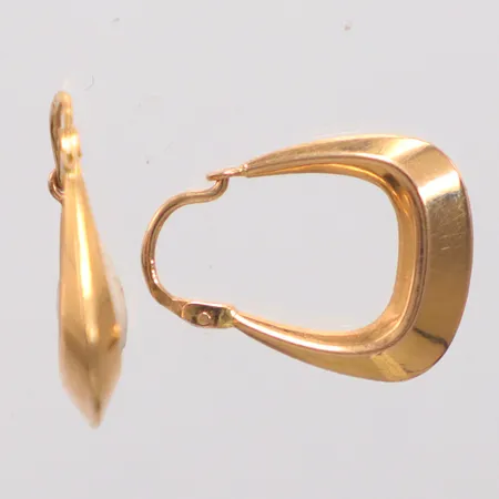 Ett par örhängen Ø14,4mm,  18k  Vikt: 1,6 g