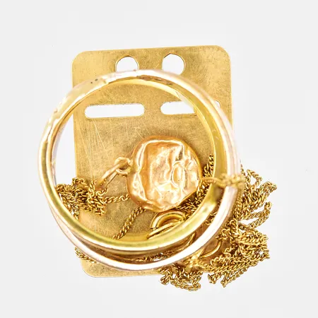 Diverse guld defekt gravyrer 18K Vikt: 7,6 g