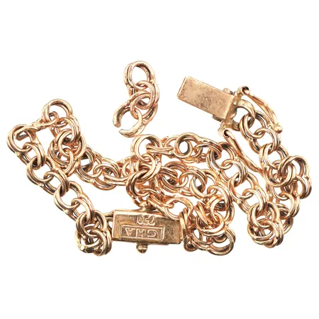 Trasigt guld,18k. Vikt: 7,1 g