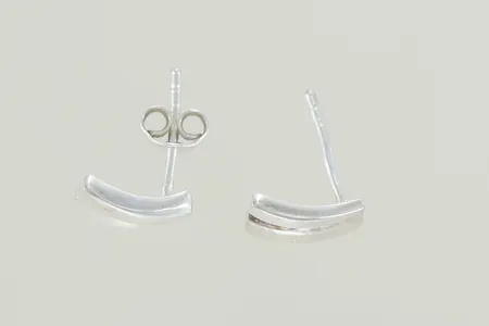 Ett par örhängen plopp saknas silver 925/1000 Vikt: 2,1 g