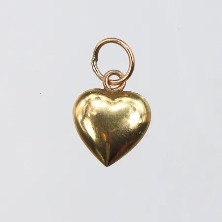 Hänge "Hjärta",höjd ca 7.9 mm,18k. Vikt: 0,2 g