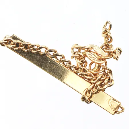 Trasigt guld,18k. Vikt: 1,3 g