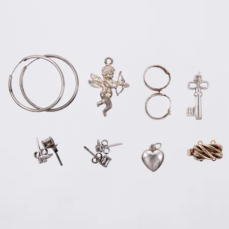 Diverse silversmycken, 8,3g Vikt: 10,3 g