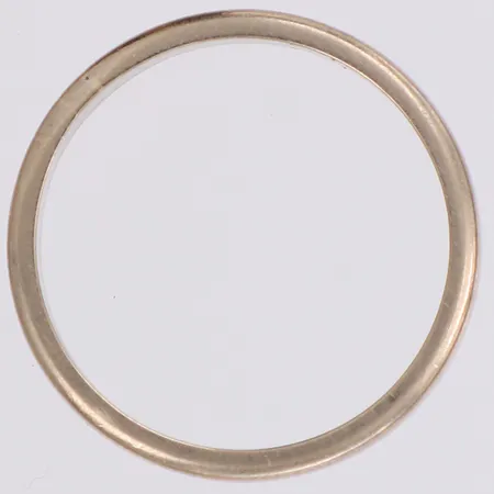 Ring slät stl:18, bredd 3mm, ograverad, repor, vitguld 18K Vikt: 3,8 g