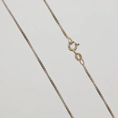 Kedja Venezia 46cm, bredd 1mm, förgylld silver 925/1000 Vikt: 3,4 g