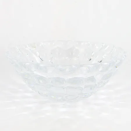 Skål Hallon Orrefors, Anne Nilsson Ø19cm, signerad med tryck Skickas med paket.