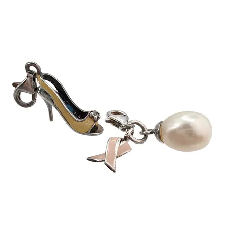 Berlocker/Charms Thomas Sabo silver 925/1000, 2 stycken, fint skick  Vikt: 4,2 g