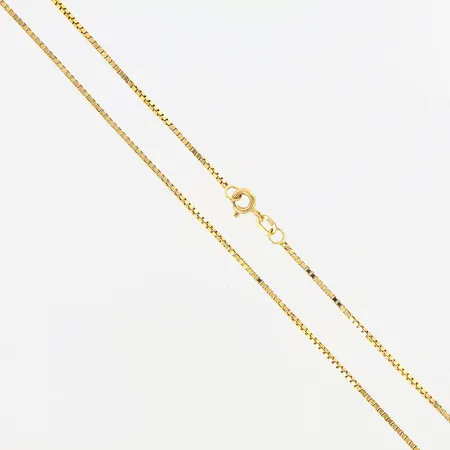 Kedja Venezia längd 42cm, bredd 1mm, GHA 18K Vikt: 4,8 g