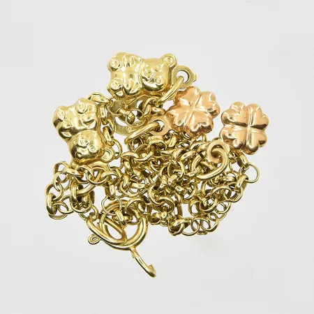 Diverse defekt guld, 18K. Vikt: 4,6 g