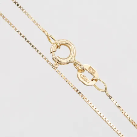 Kedja Venezia längd 36cm, bredd 1mm, Balestra, 18K  Vikt: 1,3 g