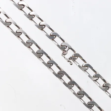 Collier Pansar längd ca 80 cm,bredd 6.1 mm,silver 925/1000. Vikt: 55 g