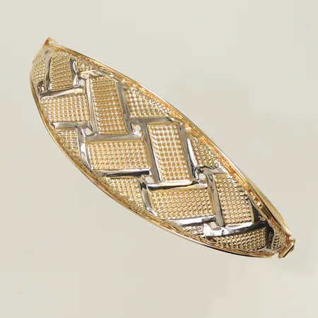 Armring öppningsbar 65x55mm bredd 5-21mm, 14K 6,8g 