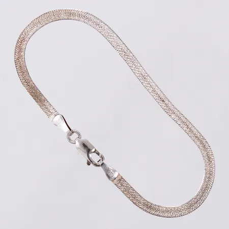 Armband ormlänk längd: ca 18cm bredd: ca 3mm silver 925/1000 Vikt: 2,6 g
