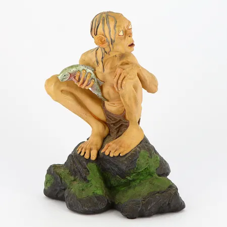 Sagan om ringen Smeagol, samlarskulptur från Weta Workshop, skulptör Jamie Beswarick, höjd:ca17cm Skickas med paket.