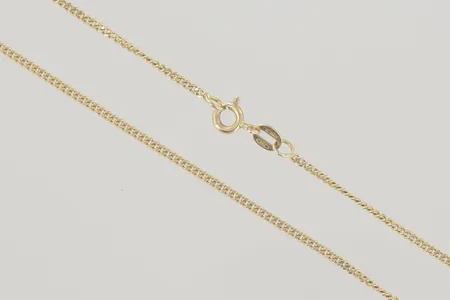 Halskedja pansar längd 51 cm bredd 1,5 mm 18K  Vikt: 4,8 g