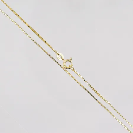 Kedja Venezia längd 55cm bredd 1mm förgylld Balestra silver 925/1000 Vikt: 3,1 g