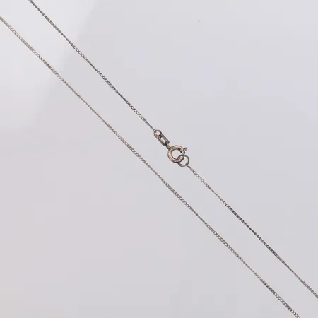 Kedja längd 51,5cm, bredd 1mm, 925/1000 silver Vikt: 1,2 g